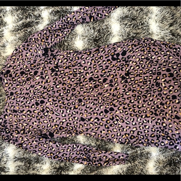 🌿2/20 Lilac leopard print dress - Picture 1 of 2